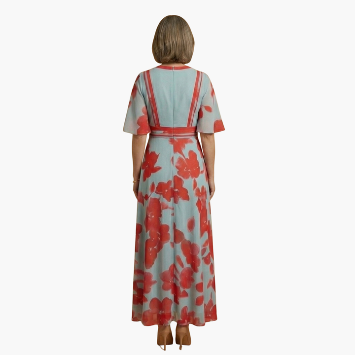 Women's Floral Maxi Dress - Elegant Summer Dress Perfect for Special Events 4
