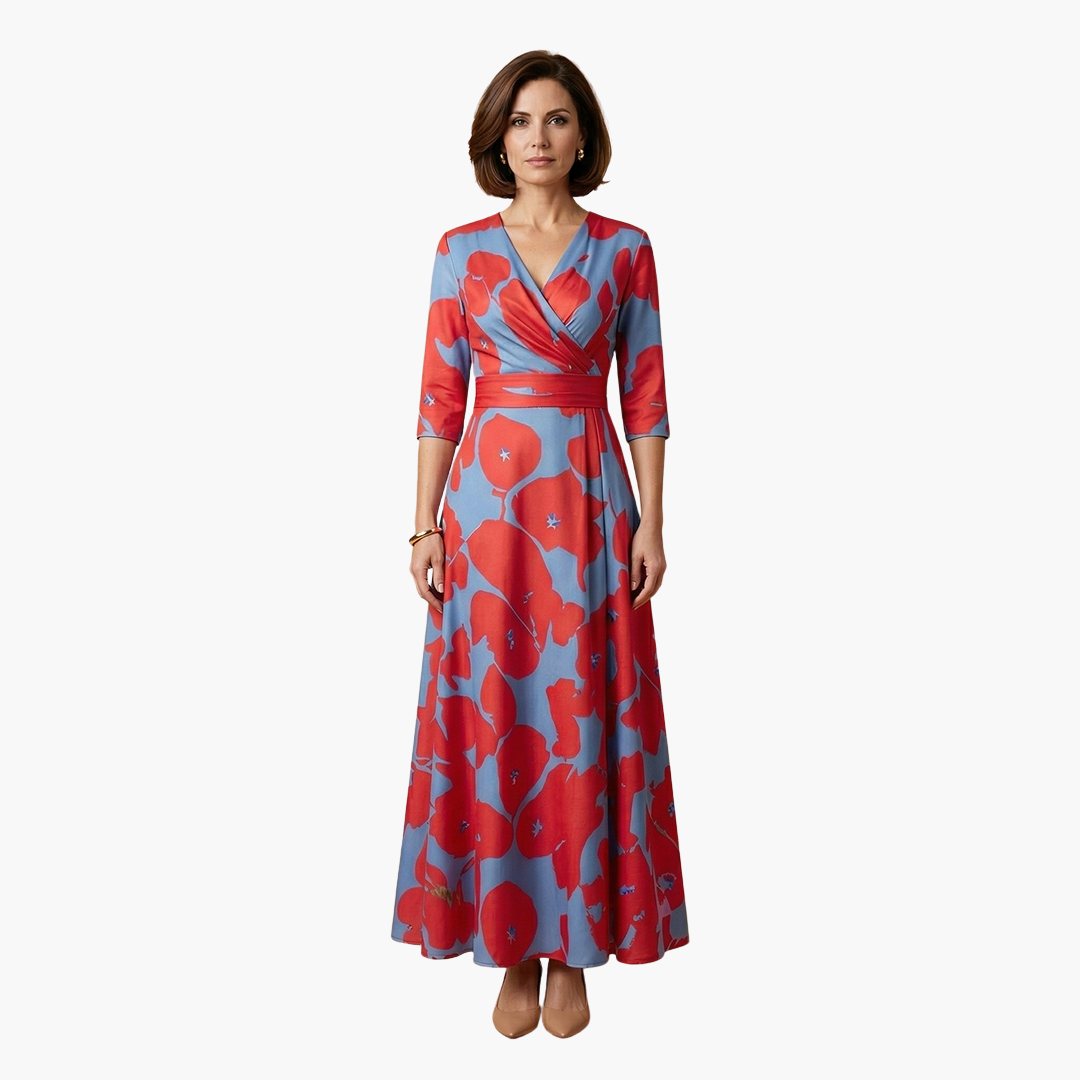 Women's Floral Maxi Dress - Elegant Summer Dress Perfect for Special Events 8