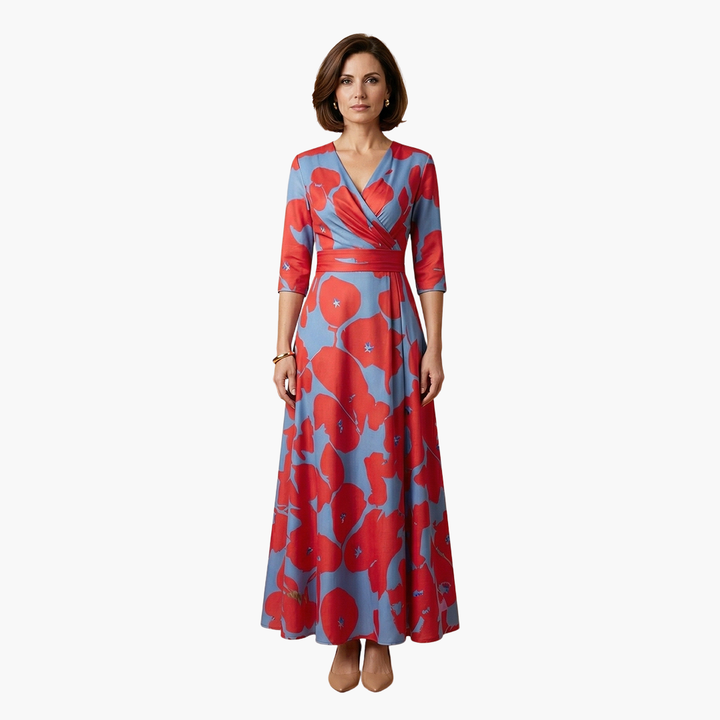 Women's Floral Maxi Dress - Elegant Summer Dress Perfect for Special Events 8