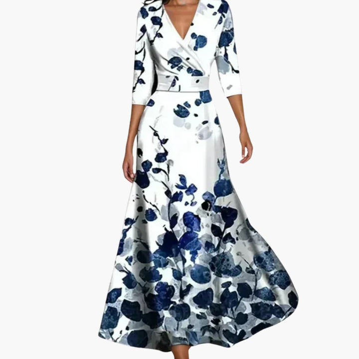 Women's Floral Maxi Dress - Elegant Summer Dress Perfect for Special Events 9