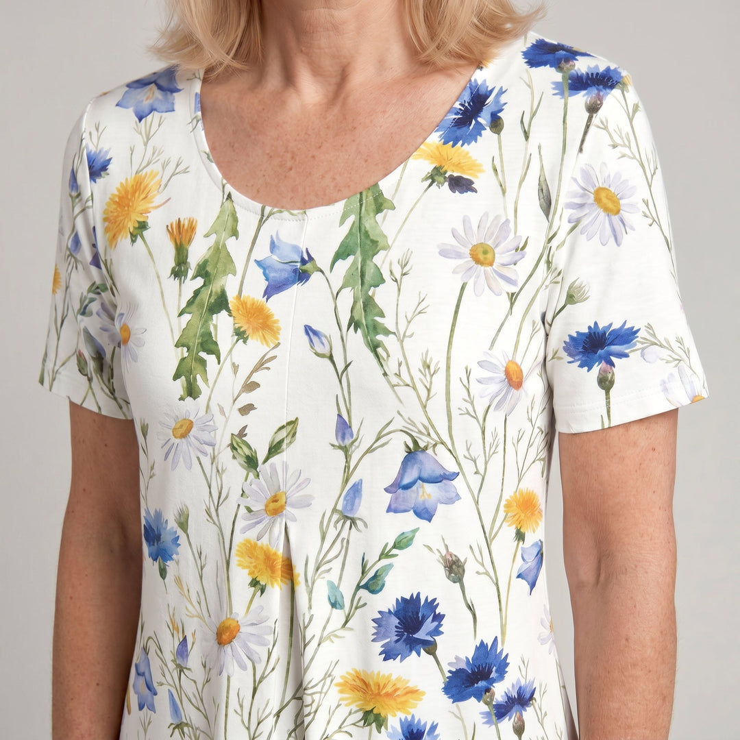 Women's Floral Midi Dress - Casual A-Line Summer Dress for Every Occasion 5