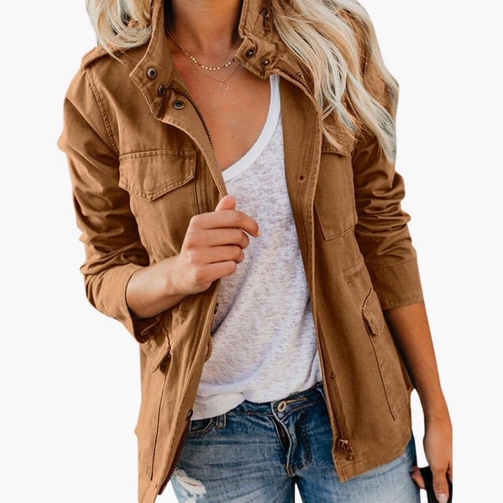 Women's Jacket - Versatile Transitional Coat with Pockets for Everyday Wear 5