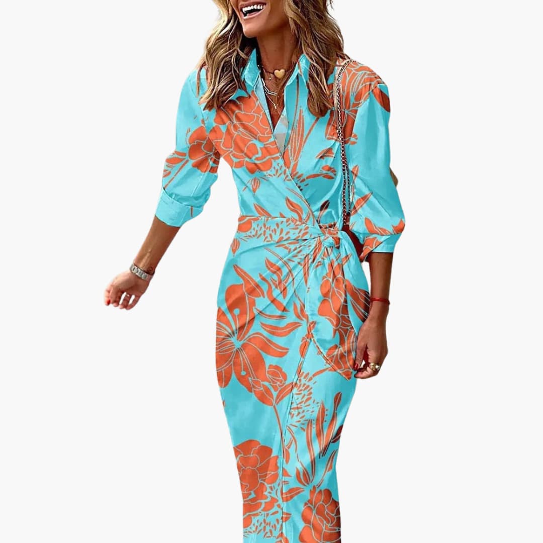 Women's Maxi Dress - Stylish Striped Summer Dress for Effortless Elegance 2