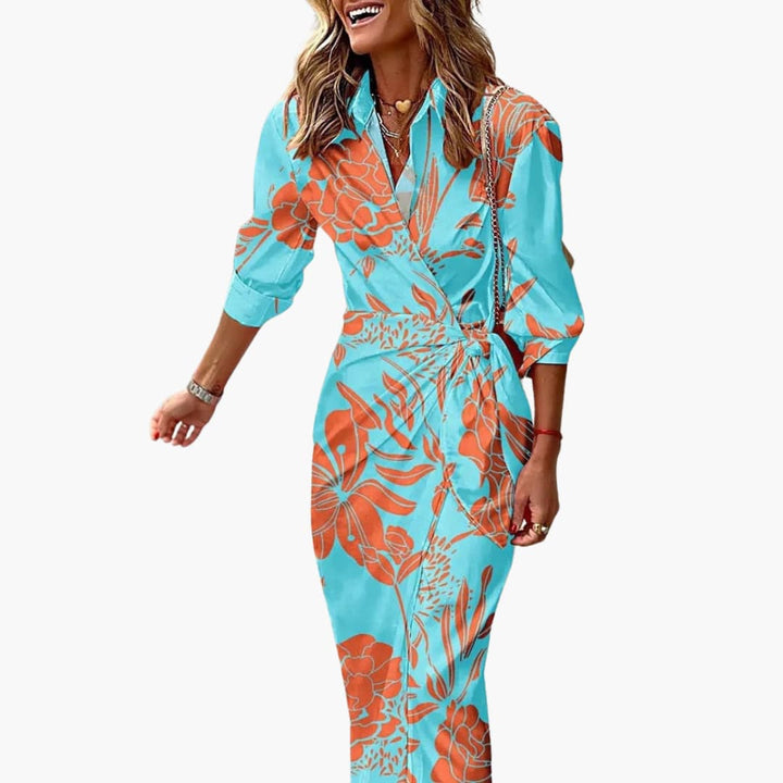 Women's Maxi Dress - Stylish Striped Summer Dress for Effortless Elegance 2