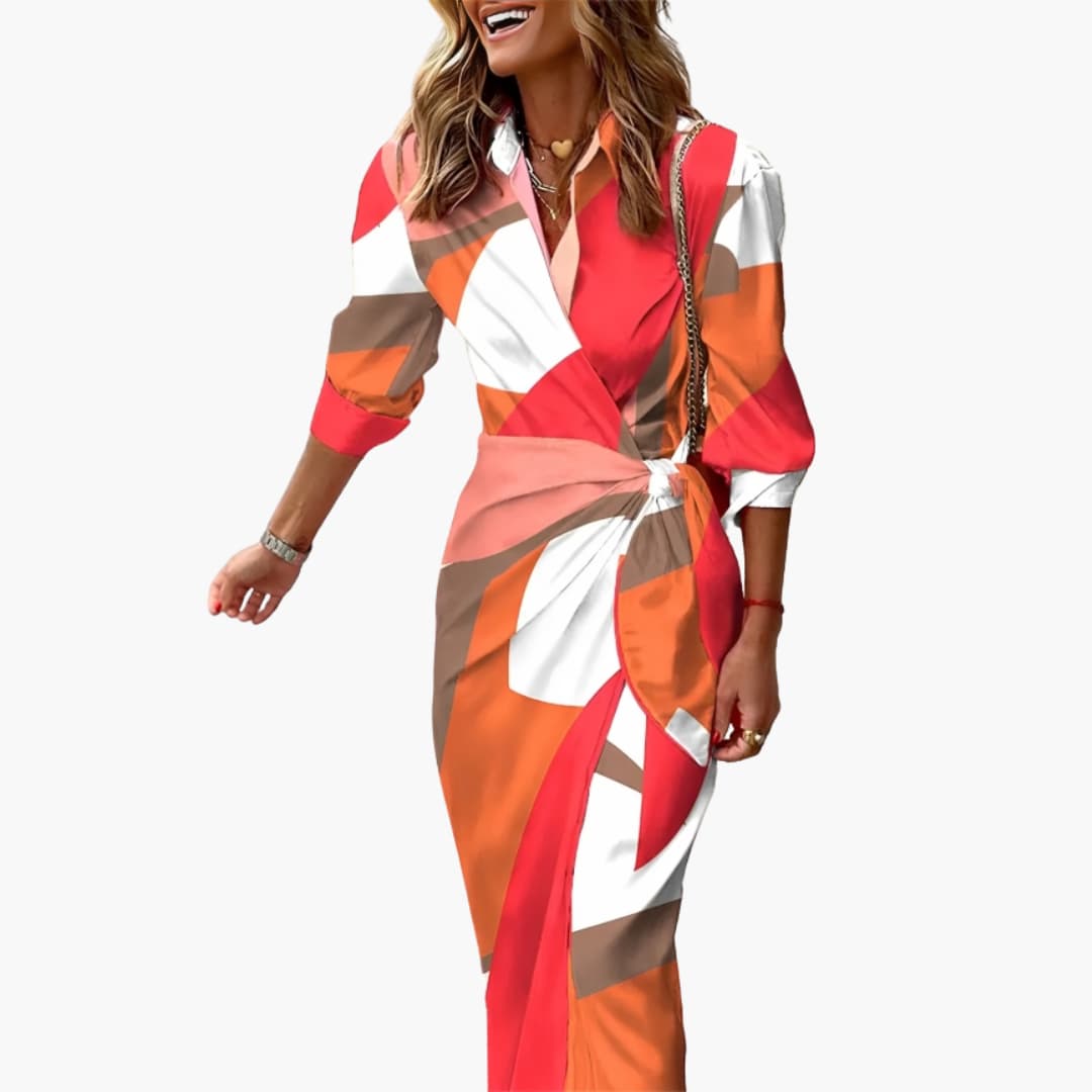 Women's Maxi Dress - Stylish Striped Summer Dress for Effortless Elegance 5