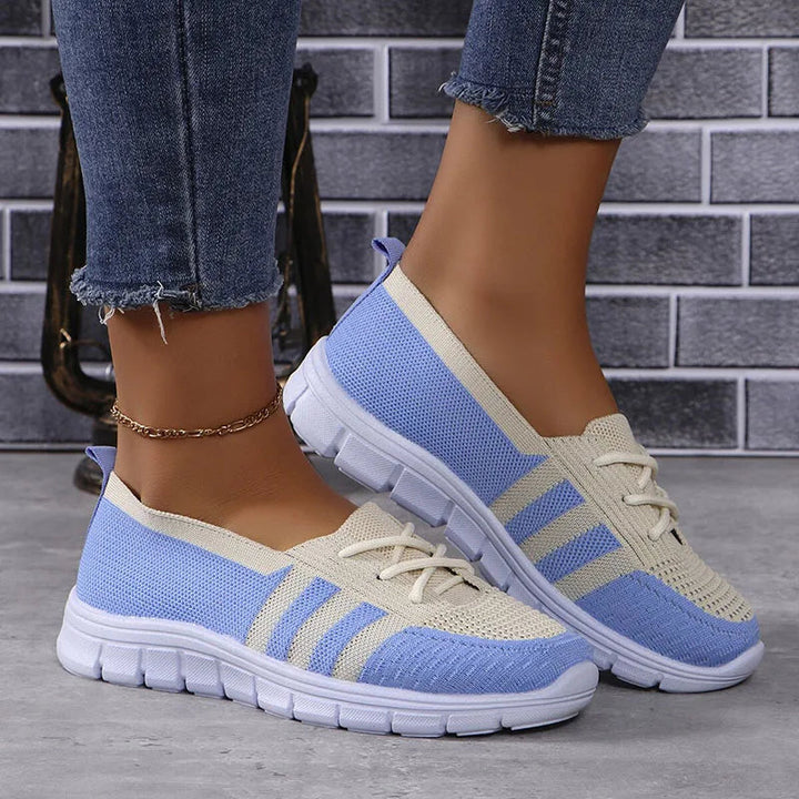 Women's Slip-On Sneakers, Breathable Knit Casual Footwear for Effortless Style and Comfort 6