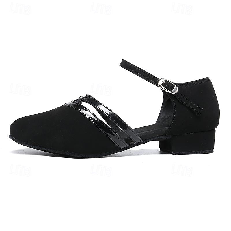 Women's Strappy Dance Shoes - Comfortable Ballroom Dance Shoes with Adjustable Strap for Training and Events 3