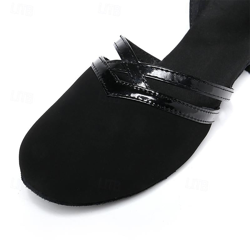 Women's Strappy Dance Shoes - Comfortable Ballroom Dance Shoes with Adjustable Strap for Training and Events 4