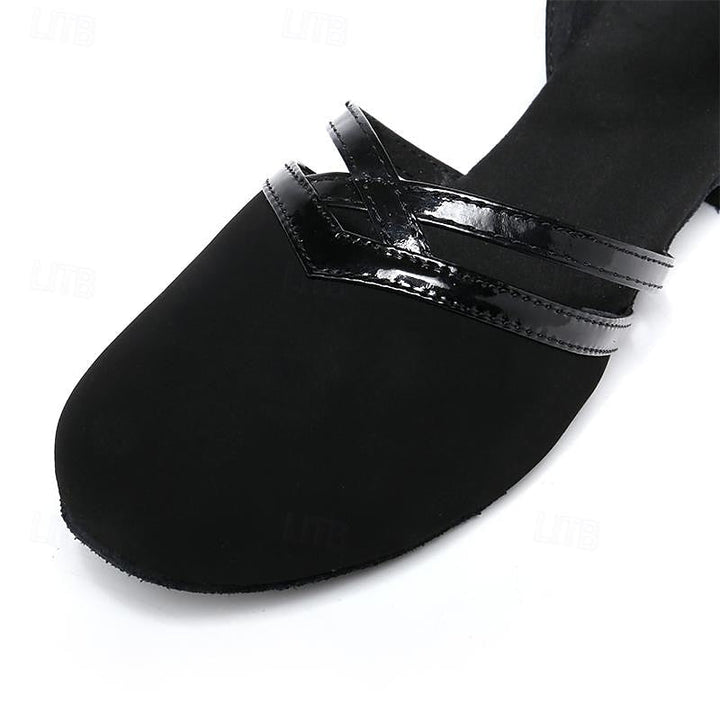 Women's Strappy Dance Shoes - Comfortable Ballroom Dance Shoes with Adjustable Strap for Training and Events 4