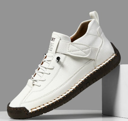 Women's White Sneakers - Comfortable Lace-Up Sneakers for Everyday Walking, Best Walking Shoes for Women 9