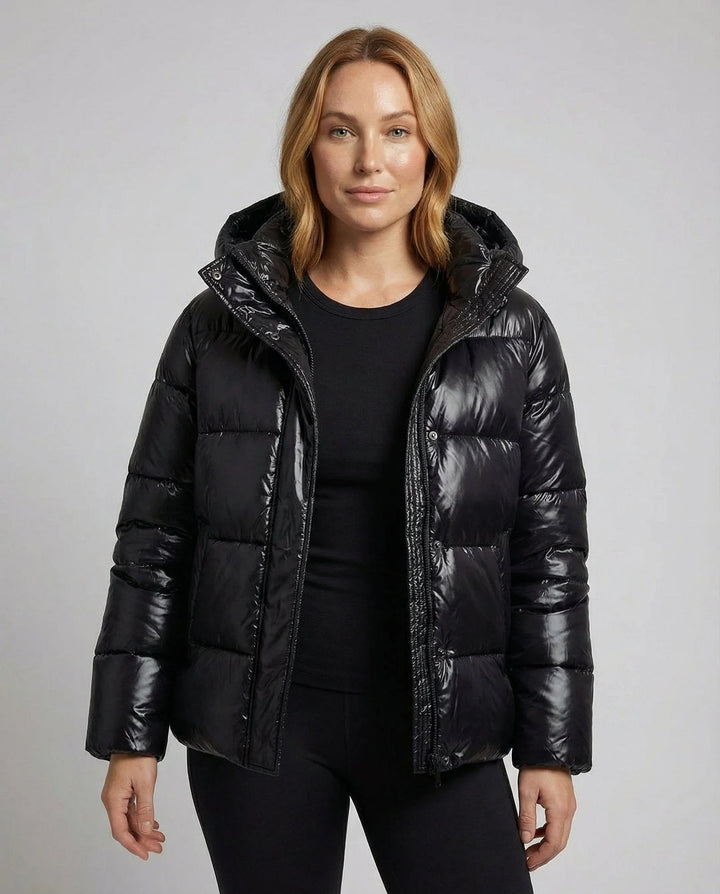 Women's quilted jacket | Shiny & warm 0