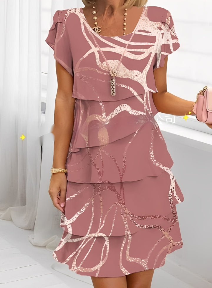 Womens Summer Dress - Elegant Ruffle Design for Timeless Style and Comfortable Fit 6