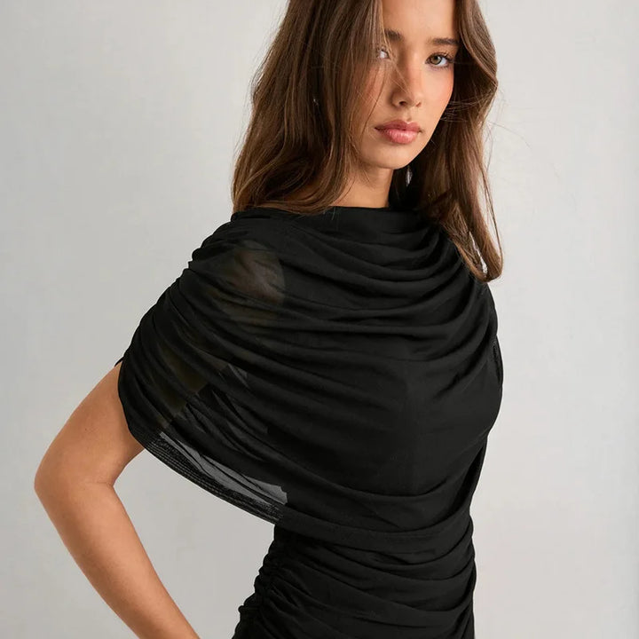 Y2K Top with gathers and draping 4