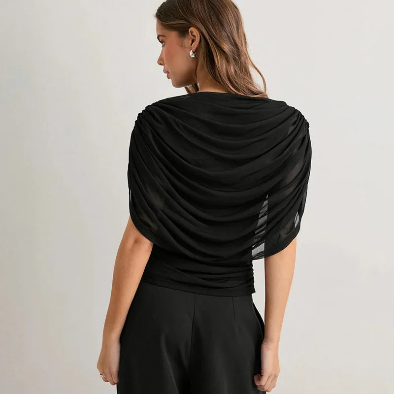 Y2K Top with gathers and draping 5