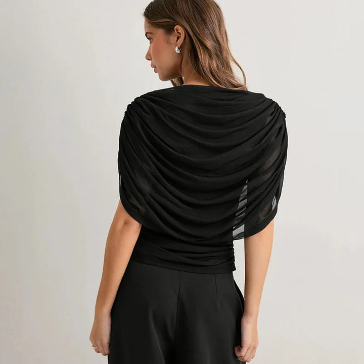 Y2K Top with gathers and draping 5