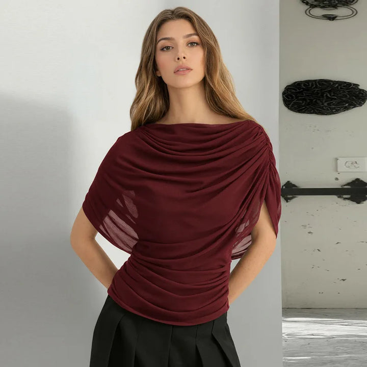 Y2K Top with gathers and draping 6
