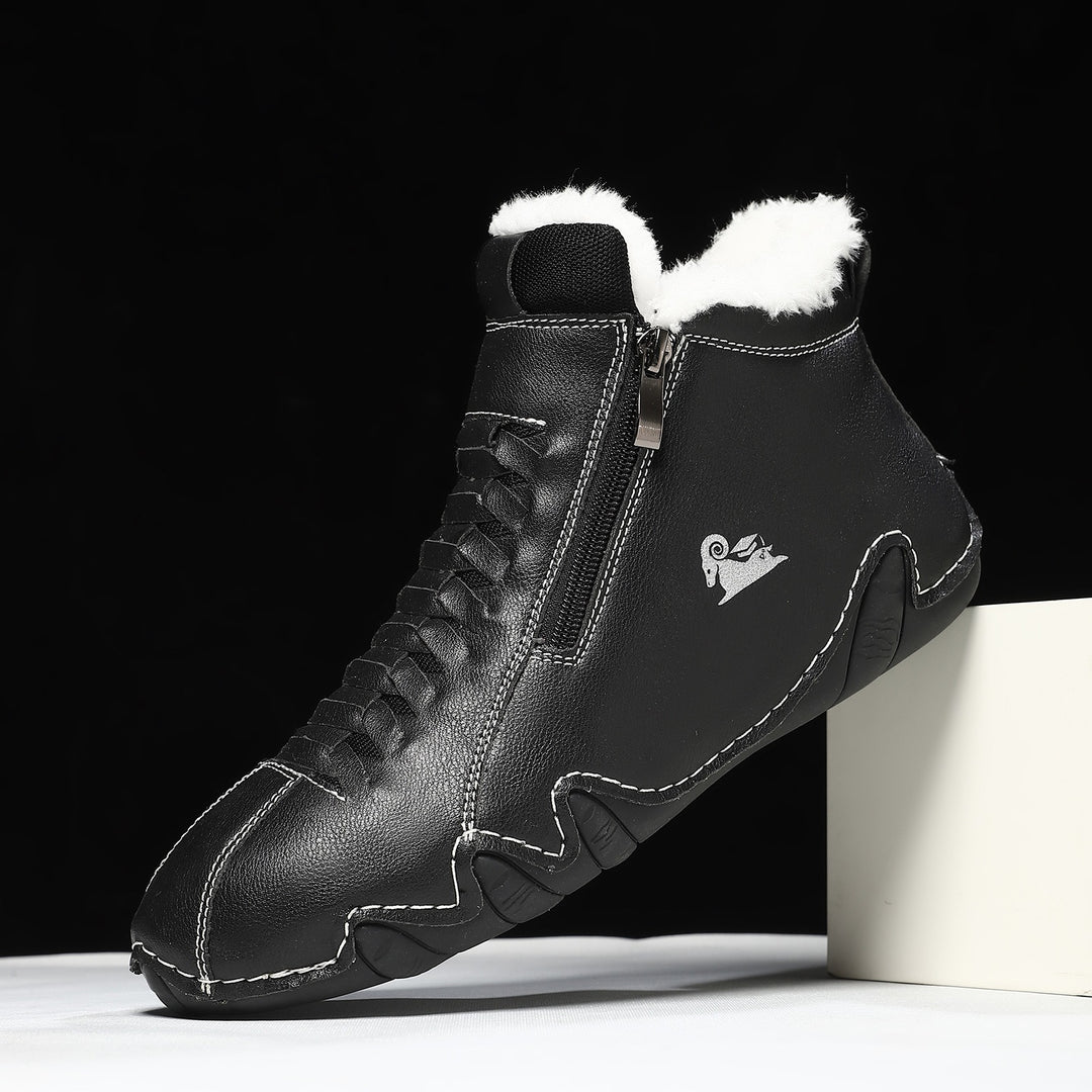 Frieda Women's Fleece-Lined Ankle Boots with Zipper